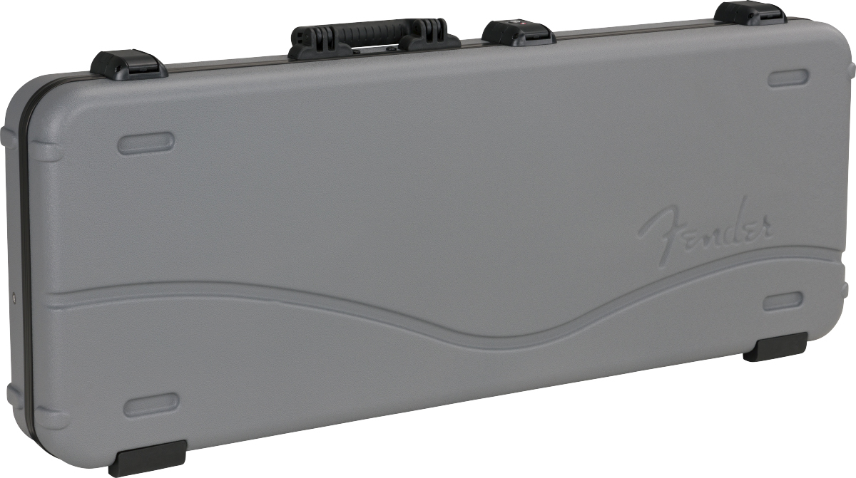 Fender Deluxe Molded Strat/tele Electric Guitar Case Abs Silver/blue - Koffer für E-Gitarren - Main picture
