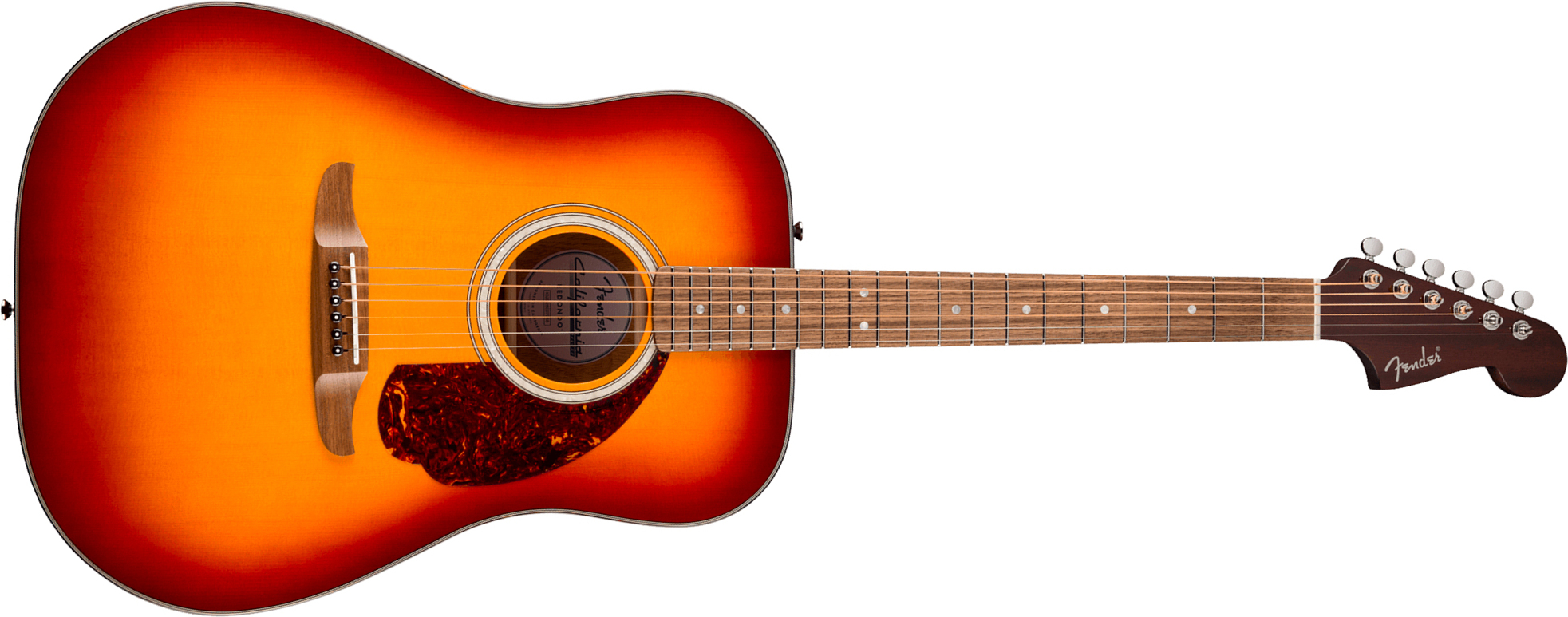 Fender Deluxe Redondo California Dreadnought Epicea Acajou Noy - Sienna Sunburst - Folk-Gitarre - Main picture