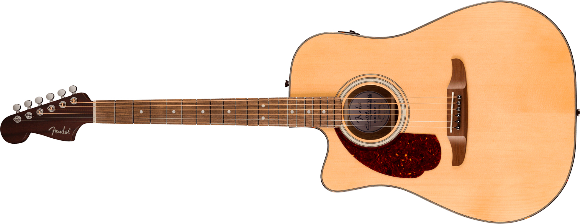 Fender Deluxe Redondo Ce Lh California Gaucher Dreadnought Cw Epicea Acajou Noy - Natural - Folk-Gitarre - Main picture
