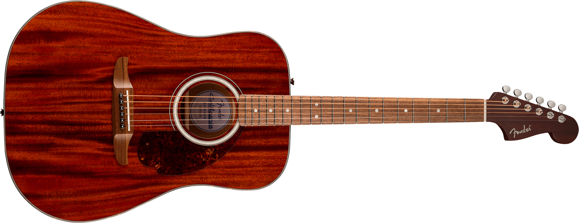 Fender Deluxe Redondo Mahogany California Dreadnought Tout Acajou Noy - Natural - Folk-Gitarre - Main picture