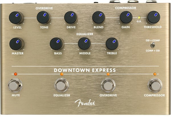 Fender Downtown Express Bass Multi Effect - Overdrive/Distortion/Fuzz Effektpedal - Main picture