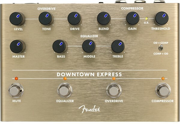 Fender Downtown Express Bass Multi Effect - Overdrive/Distortion/Fuzz Effektpedal - Main picture