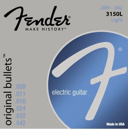 Fender Jeu De 6 Cordes Electric 3150l Original Bullets Pure Nickel 09-42 - E-Gitarren Saiten - Main picture
