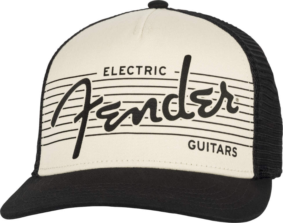 Fender Electric Guitar Hat Black / Cream - Casquette - Taille Unique - Kappe - Main picture