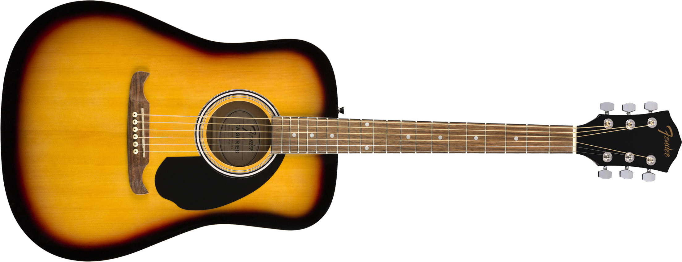 Fender Fa-125 Dreadnought 2020 Epicea Acajou Wal - Sunburst - Westerngitarre & electro - Main picture