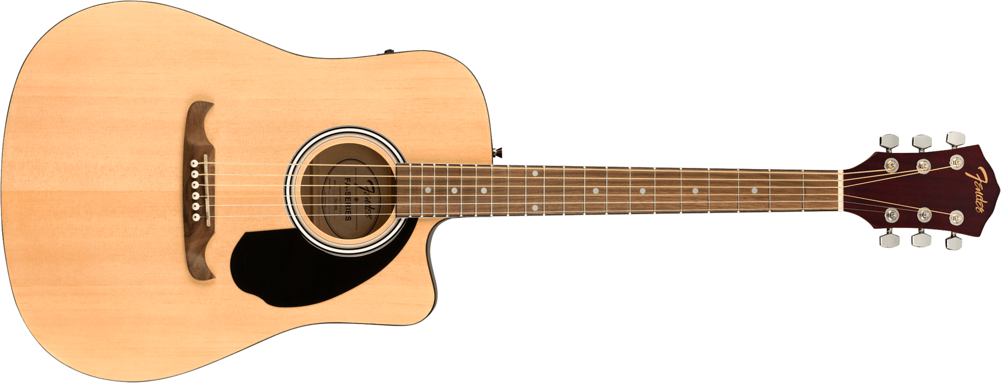 Fender Fa125ce Alternative Dreadnought Cw Epicea Acajou Wal - Natural - Folk-Gitarre - Main picture
