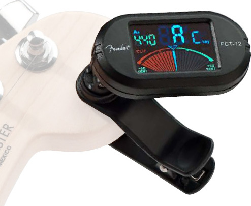 Fender Fct-12 Color Clip-on Tuner - Stimmgerät für Gitarre - Main picture