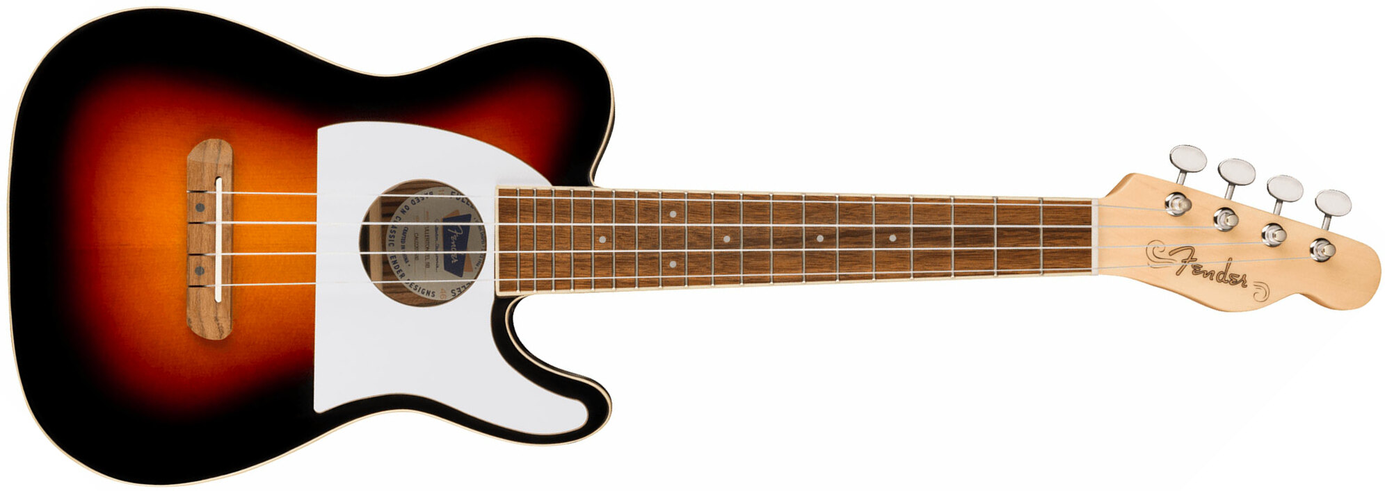 Fender Fullerton Tele Uke Concert Cw Epicea Okoume Noy - 2-color Sunburst - Ukulele - Main picture