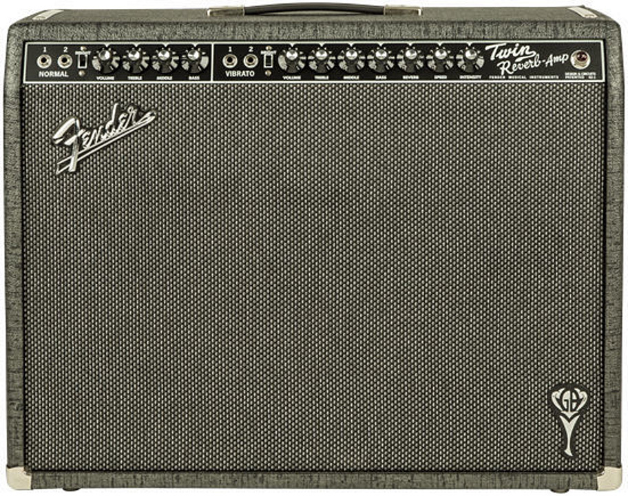 Fender George Benson Gb Twin Reverb 85w Gray 2x12 - Combo für E-Gitarre - Main picture