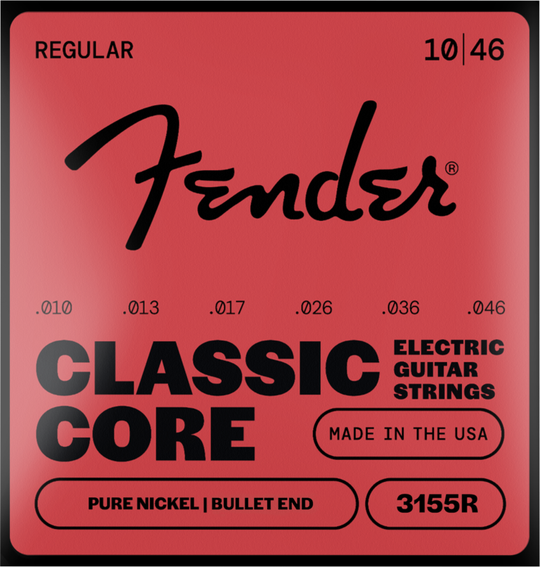 Fender Guit. Elec. 6c Nckl 3155r 10-46 Bullet - E-Gitarren Saiten - Main picture