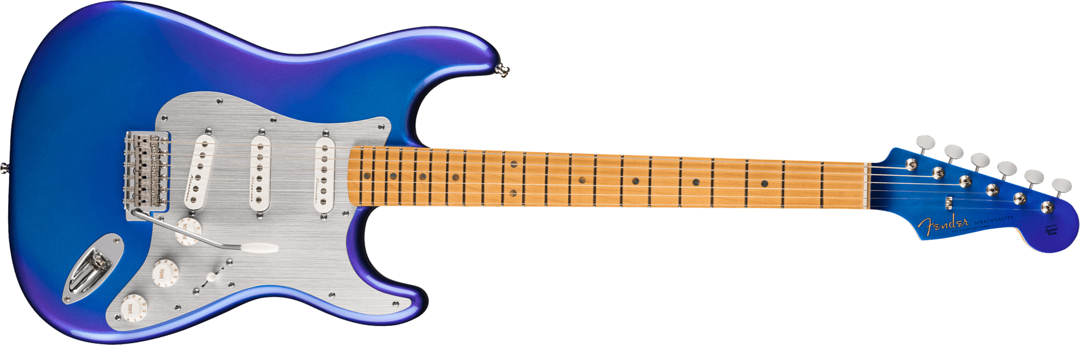 Fender H.e.r. Strat Ltd Signature Mex 3s Trem Mn - Blue Marlin - E-Gitarre in Str-Form - Main picture