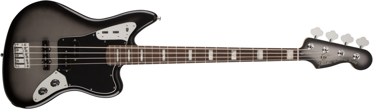 Fender Jaguar Bass Troy Sanders Signature - Silverburst - Solidbody E-bass - Main picture
