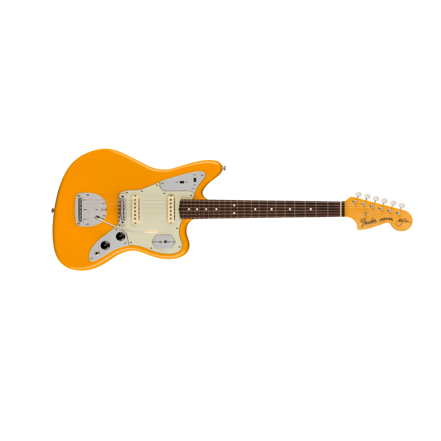 Fender Jaguar Johnny Marr Signature 2s Trem Rw - Fever Dream Yellow - Retro-Rock-E-Gitarre - Main picture