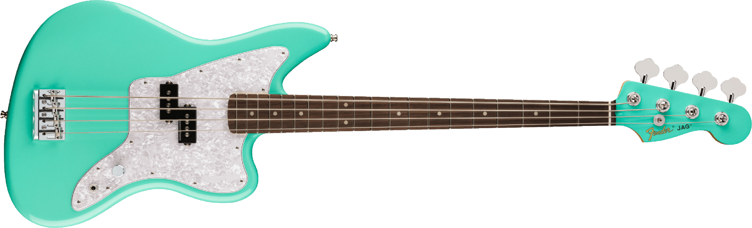 Fender Jaguar Mark Hoppus Signature Limited Edition - Sea Foam Green - Solidbody E-bass - Main picture