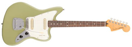 Fender Jaguar Player Ii Mex Trem 2s Rw - Birch Green - Retro-Rock-E-Gitarre - Main picture