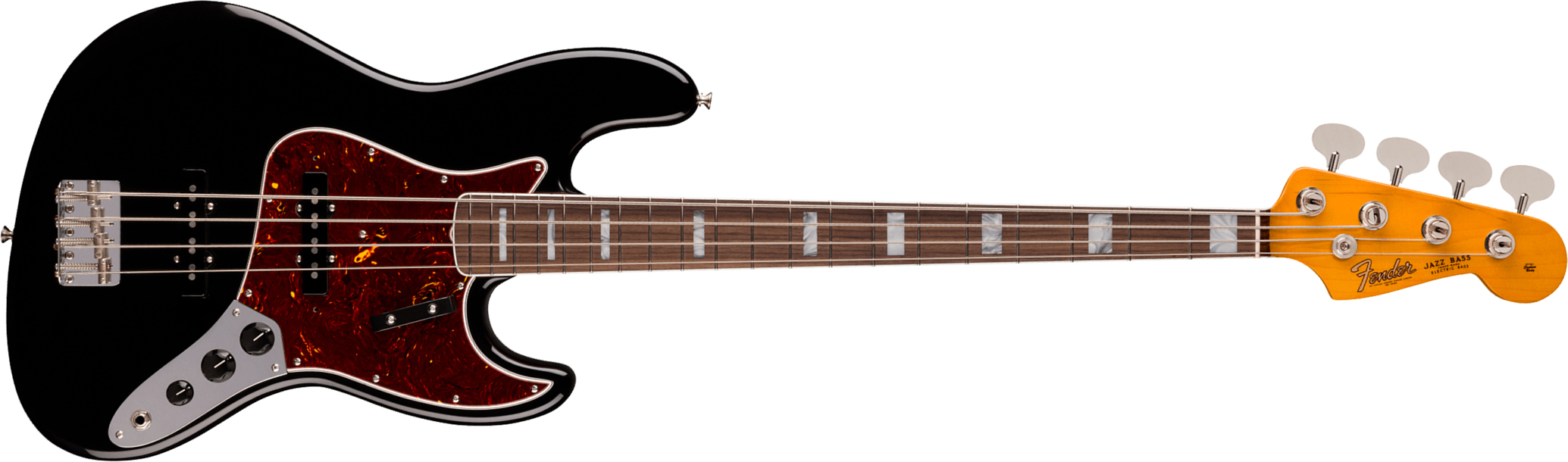 Fender Jazz Bass 1966 American Vintage Ii Ltd Usa Rw - Black - Solidbody E-bass - Main picture