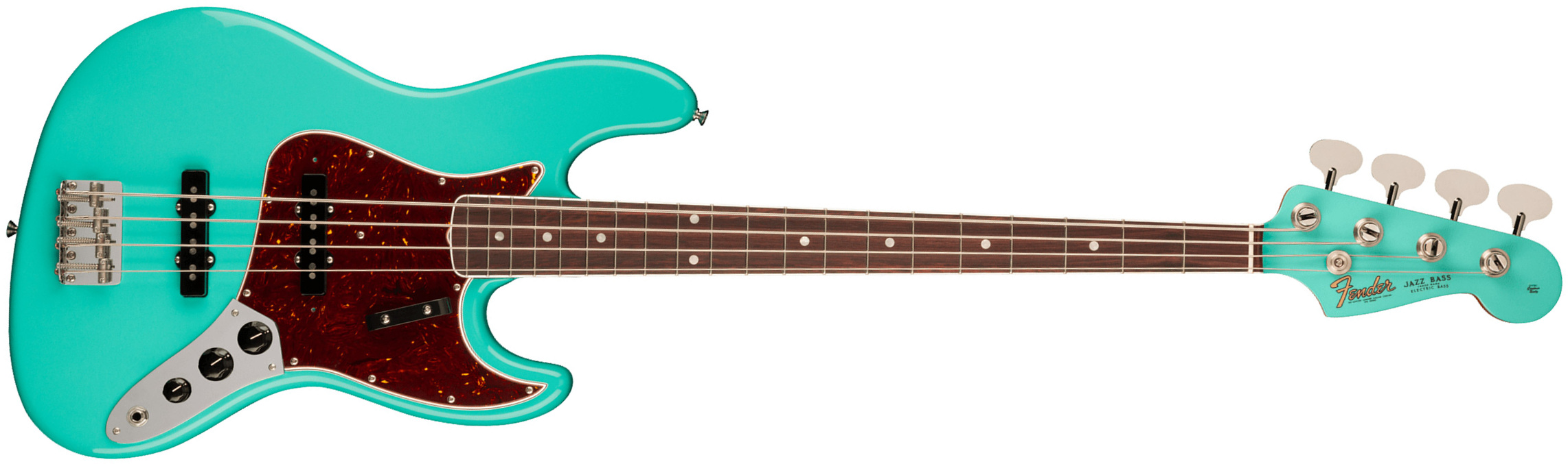 Fender Jazz Bass 1966 American Vintage Ii Usa Rw - Sea Foam Green - Solidbody E-bass - Main picture