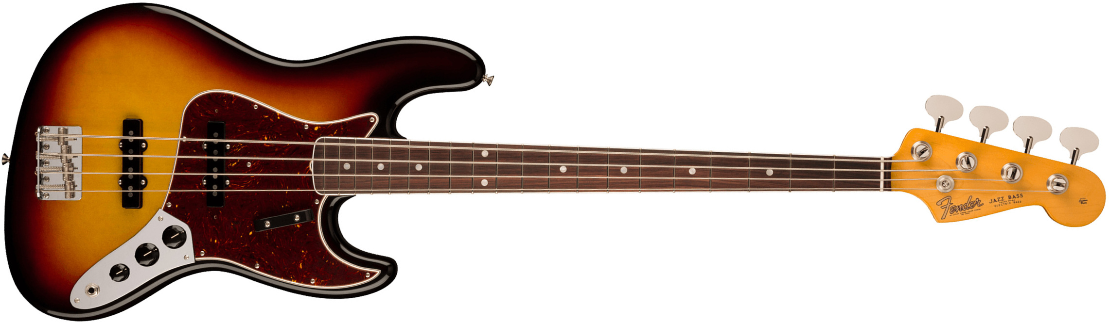 Fender Jazz Bass 1966 American Vintage Ii Usa Rw - 3-color Sunburst - Solidbody E-bass - Main picture