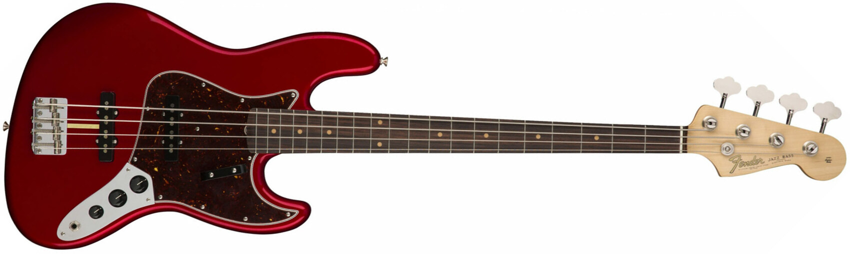 Fender Jazz Bass '60s American Original Usa Rw - Candy Apple Red - Solidbody E-bass - Main picture