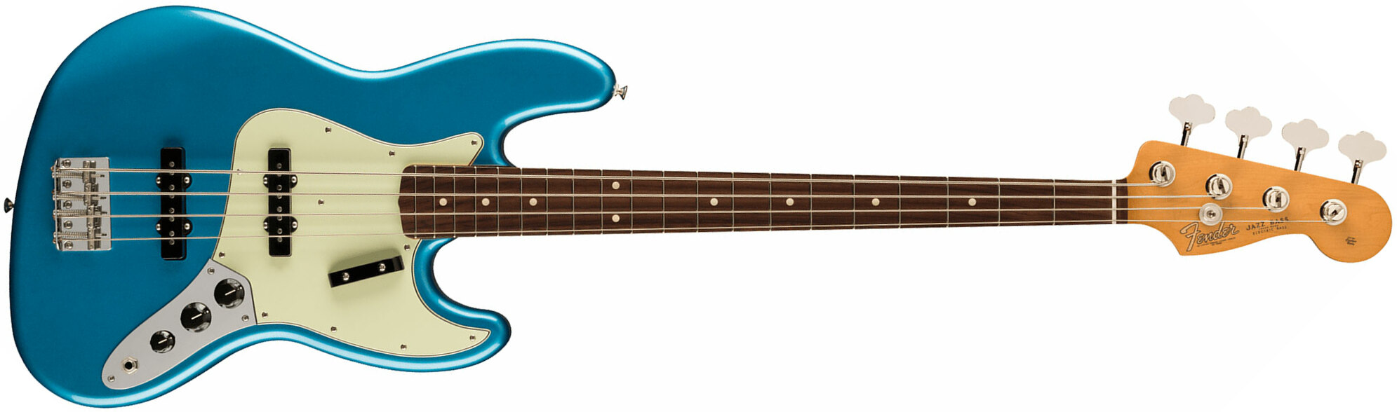 Fender Jazz Bass 60s Vintera Ii Mex Rw - Lake Placid Blue - Solidbody E-bass - Main picture