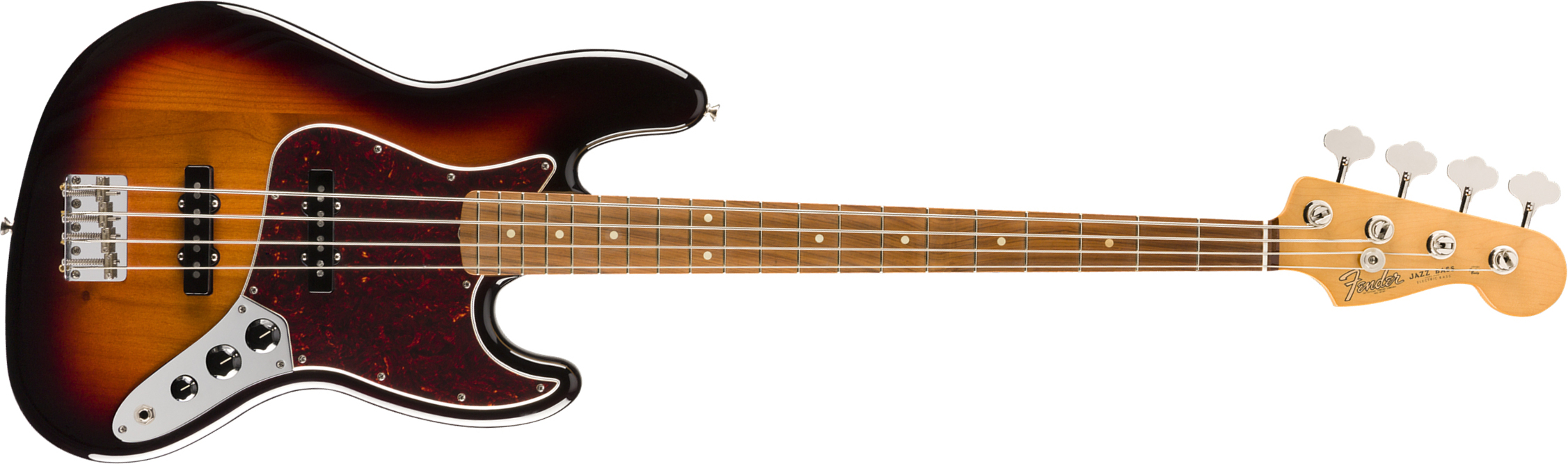 Fender Jazz Bass 60s Vintera Vintage Mex Pf - 3-color Sunburst - Solidbody E-bass - Main picture