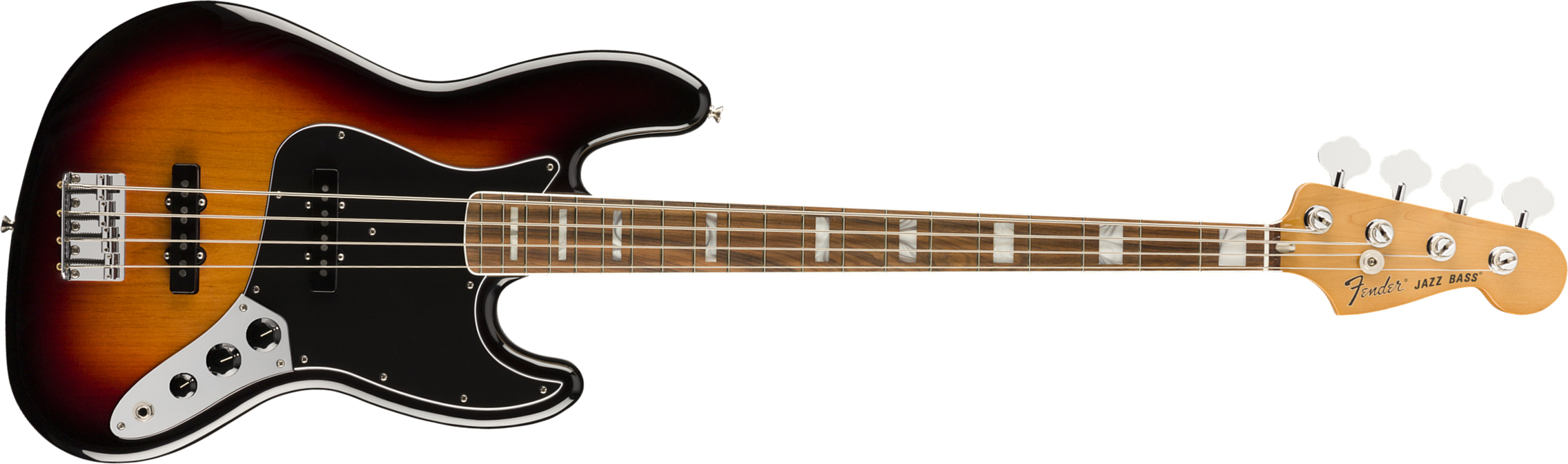 Fender Jazz Bass 70s Vintera Vintage Mex Pf - 3-color Sunburst - Solidbody E-bass - Main picture