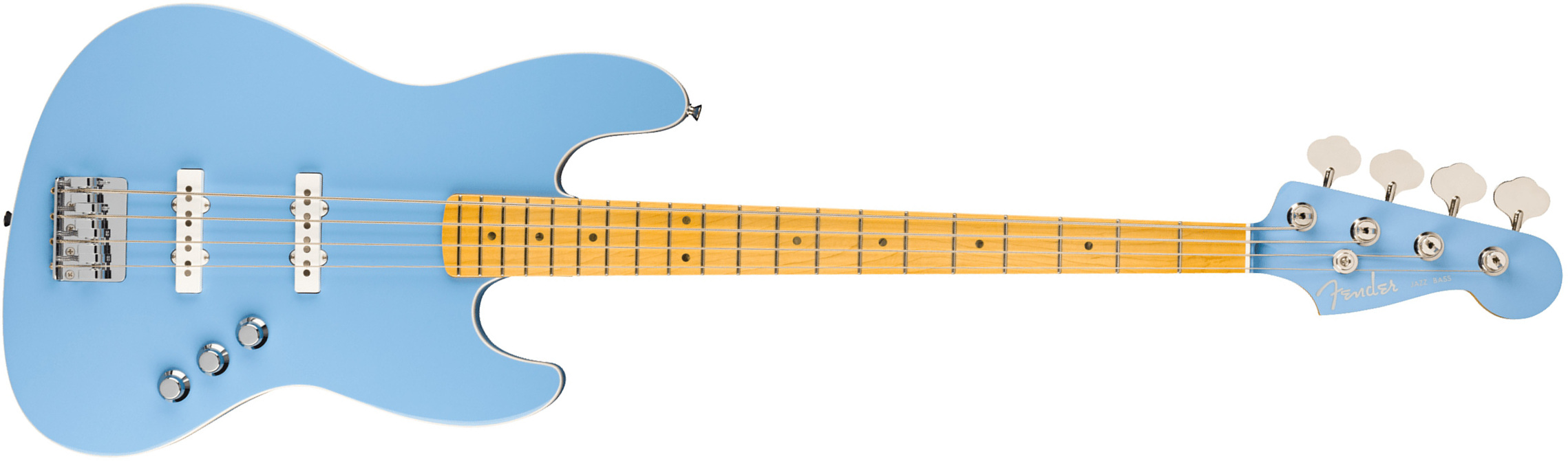 Fender Jazz Bass Aerodyne Special Jap Mn - California Blue - Solidbody E-bass - Main picture