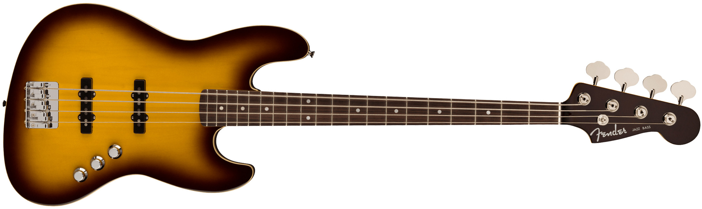 Fender Jazz Bass Aerodyne Special Jap Rw - Chocolate Burst - Solidbody E-bass - Main picture