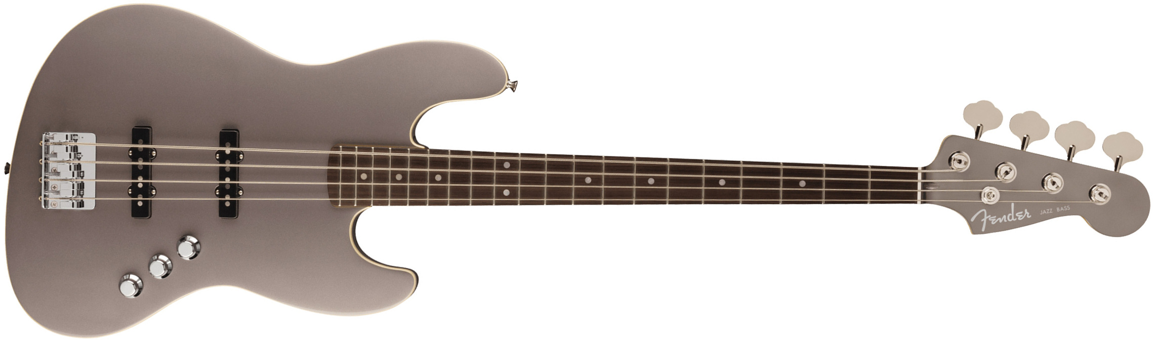 Fender Jazz Bass Aerodyne Special Jap Rw - Dolphin Gray Metallic - Solidbody E-bass - Main picture