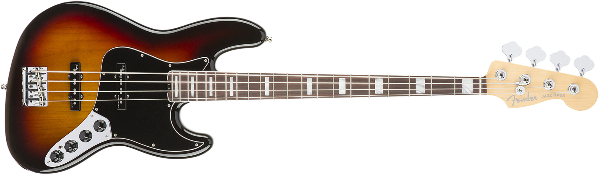 Fender Jazz Bass American Elite 2016 (usa, Rw) - 3-color Sunburst - Solidbody E-bass - Main picture