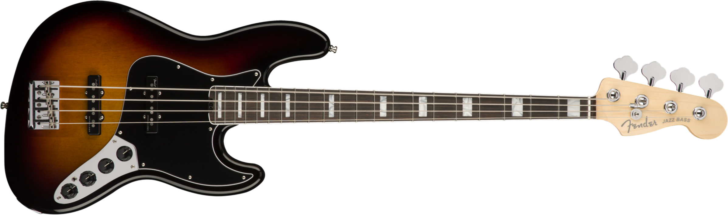 Fender Jazz Bass American Elite 2018 Usa Eb - 3 Color Sunburst - Solidbody E-bass - Main picture