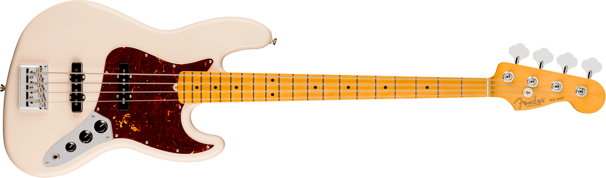 Fender Jazz Bass American Pro. Usa Mn - Olympic White - Solidbody E-bass - Main picture