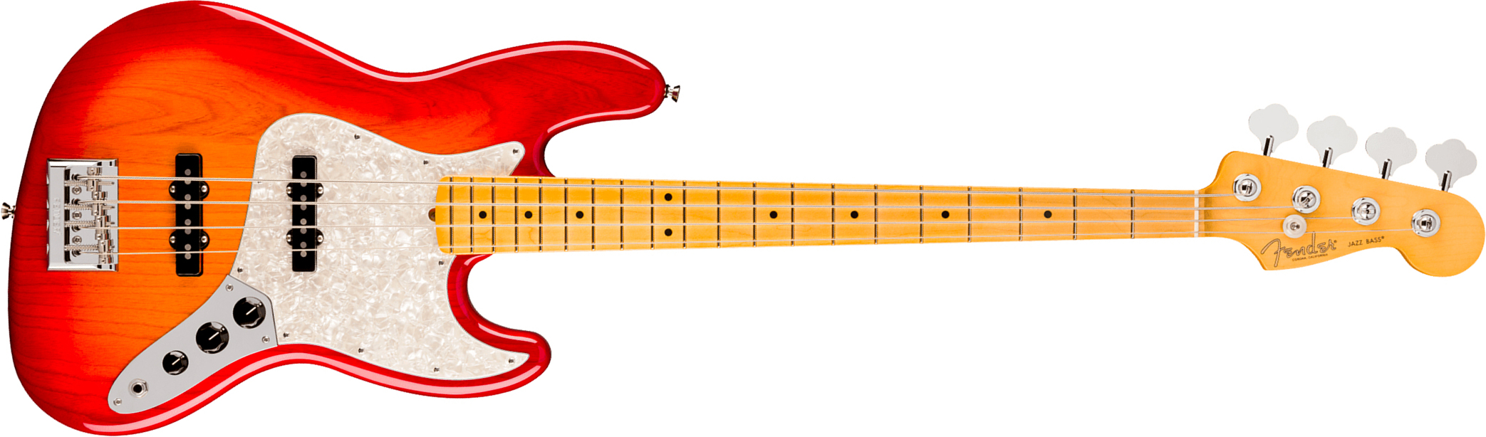 Fender Jazz Bass American Pro. Usa Mn - Aged Cherry Burst - Solidbody E-bass - Main picture