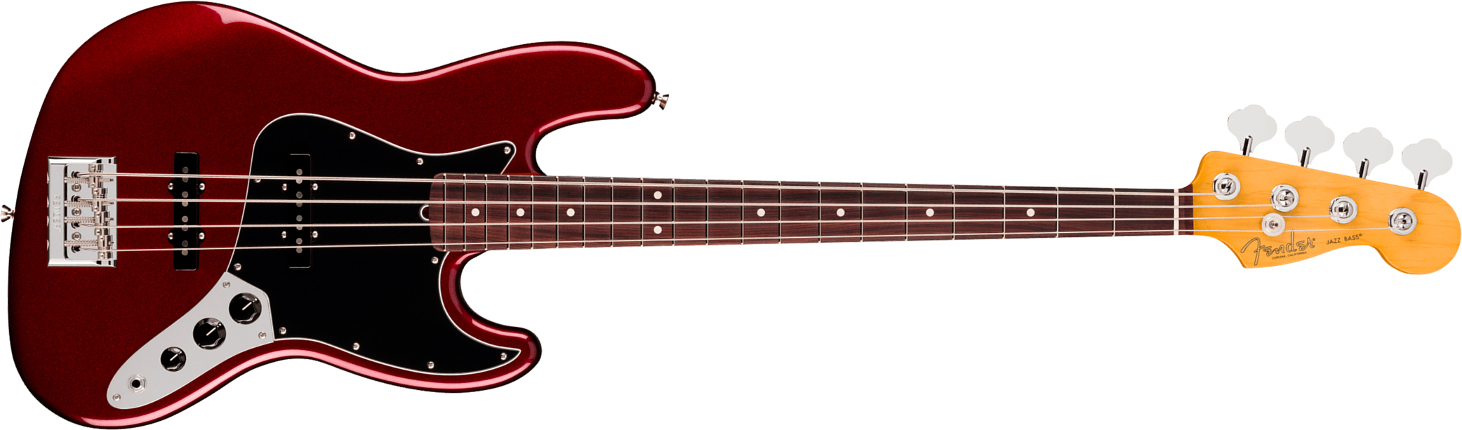 Fender Jazz Bass American Pro. Usa Rw - Oxblood - Solidbody E-bass - Main picture