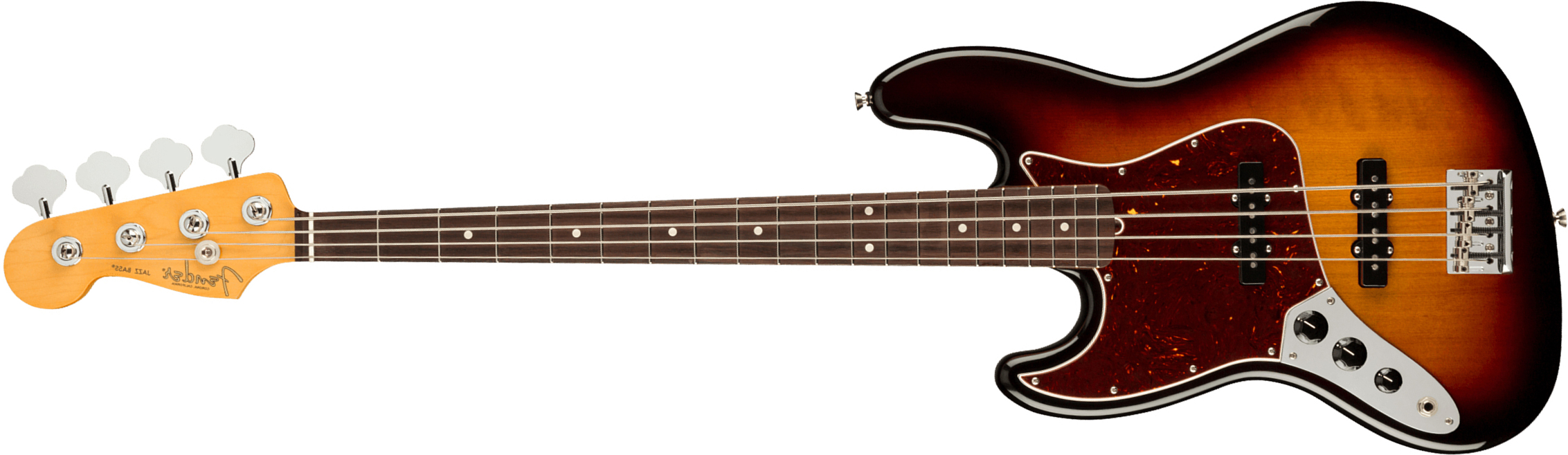 Fender Jazz Bass American Professional Ii Lh Gaucher Usa Rw - 3-color Sunburst - Solidbody E-bass - Main picture