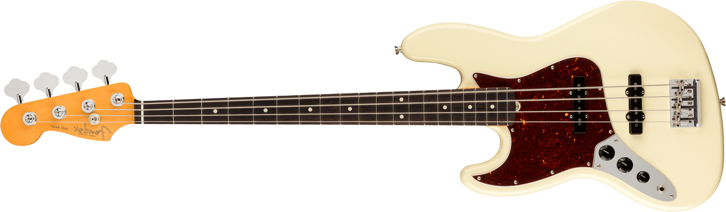 Fender Jazz Bass American Professional Ii Lh Gaucher Usa Rw - Olympic White - Solidbody E-bass - Main picture