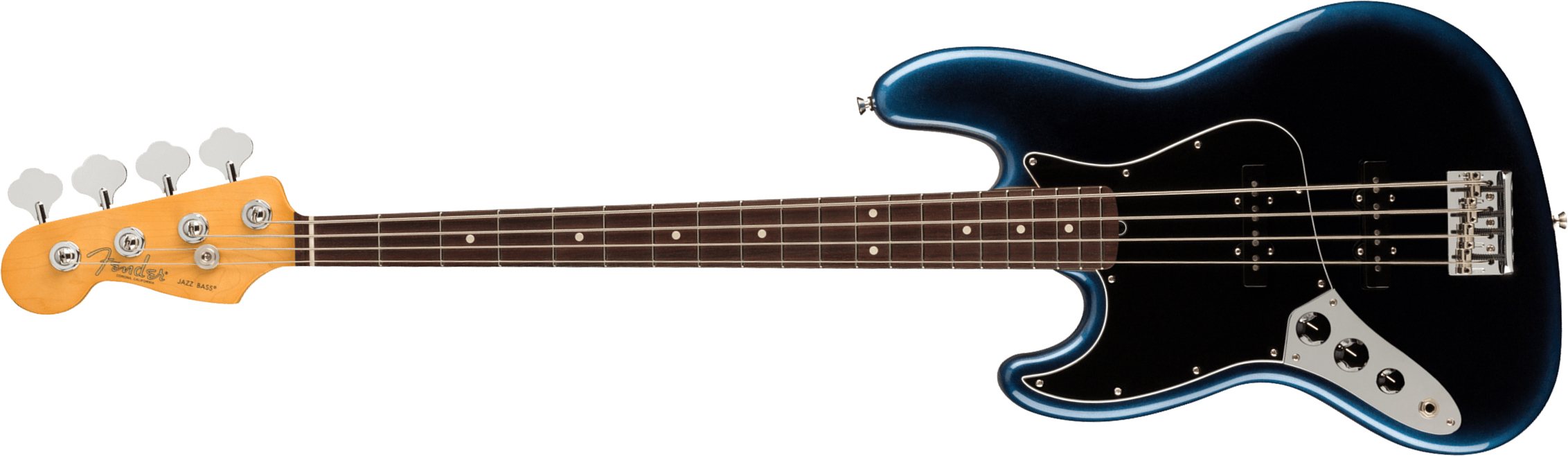 Fender Jazz Bass American Professional Ii Lh Gaucher Usa Rw - Dark Night - Solidbody E-bass - Main picture
