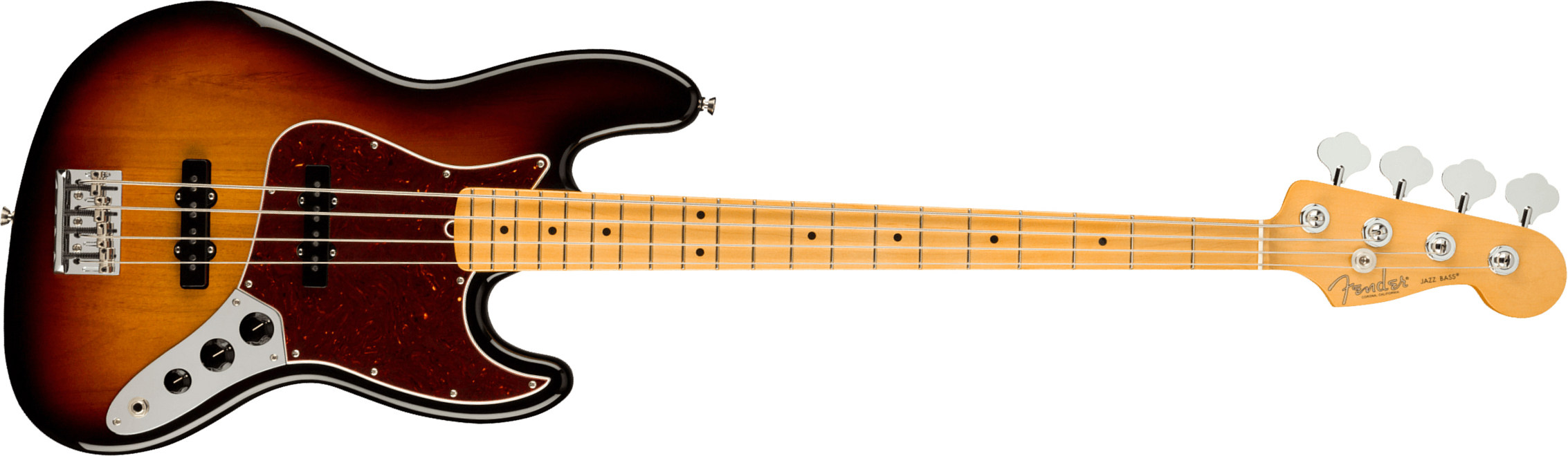 Fender Jazz Bass American Professional Ii Usa Mn - 3-color Sunburst - Solidbody E-bass - Main picture
