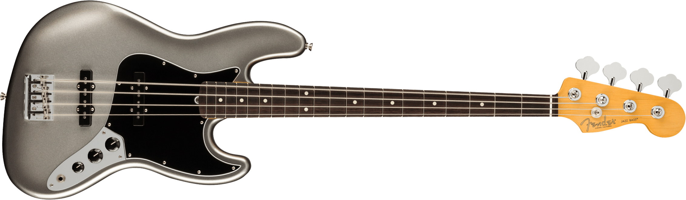 Fender Jazz Bass American Professional Ii Usa Rw - Mercury - Solidbody E-bass - Main picture