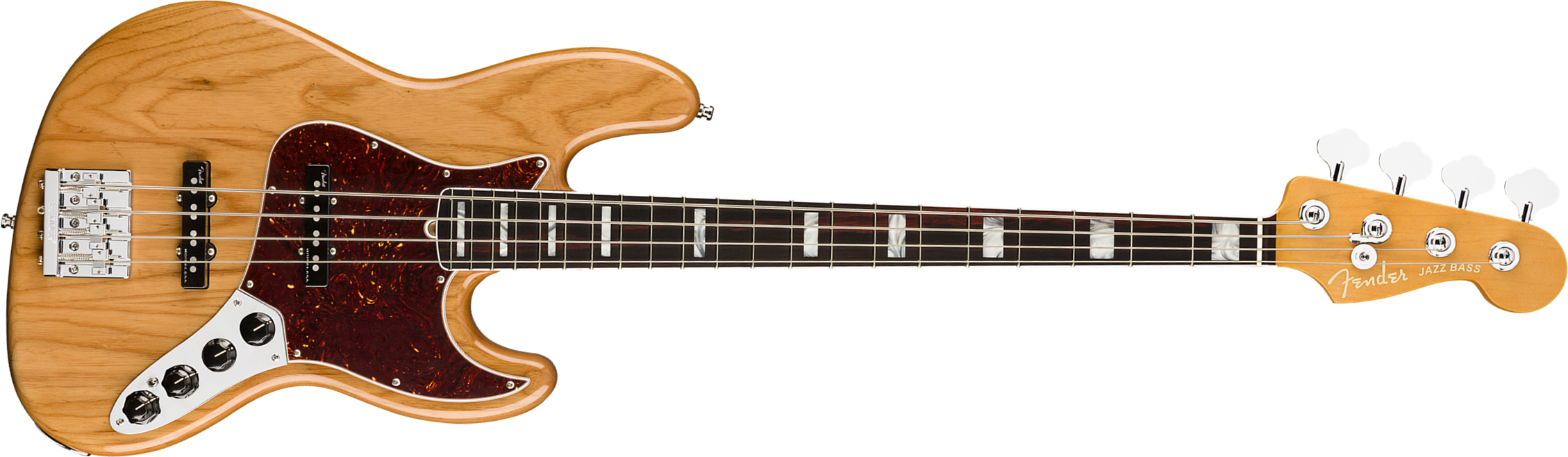 Fender Jazz Bass American Ultra 2019 Usa Rw - Aged Natural - Solidbody E-bass - Main picture