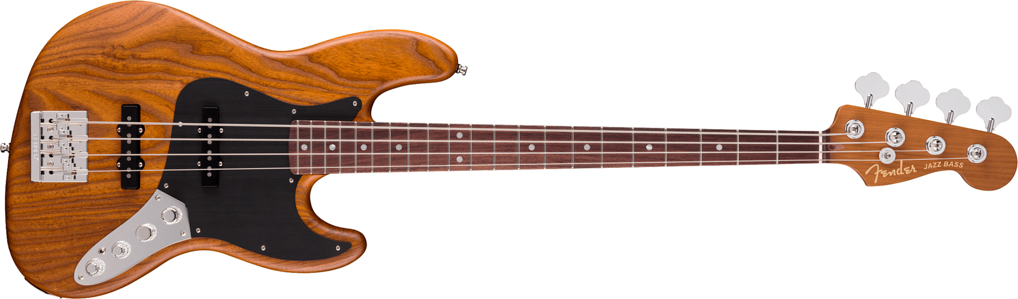 Fender Jazz Bass American Ultra Ii Ltd Active Rw - Natural - Solidbody E-bass - Main picture