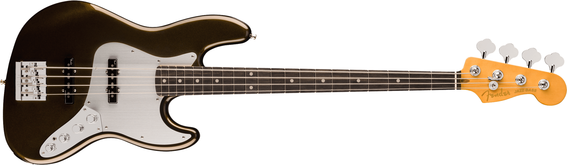 Fender Jazz Bass American Ultra Ii Usa Active Eb - Texas Tea - Solidbody E-bass - Main picture