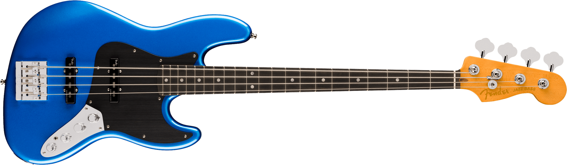 Fender Jazz Bass American Ultra Ii Usa Active Eb - Noble Blue - Solidbody E-bass - Main picture