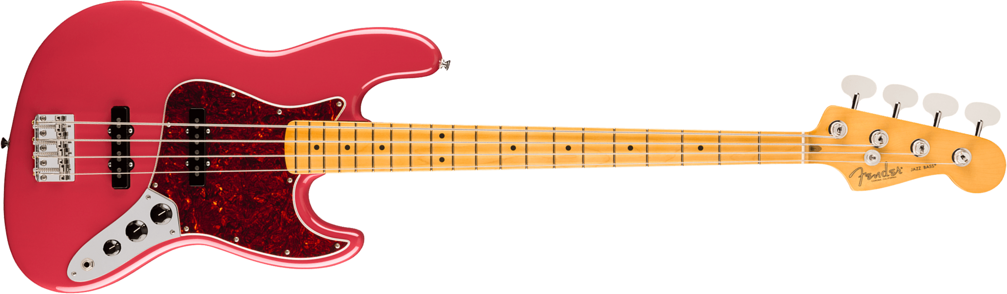 Fender Jazz Bass Classic American Professional Usa Mn - Faded Dakota Red - Solidbody E-bass - Main picture