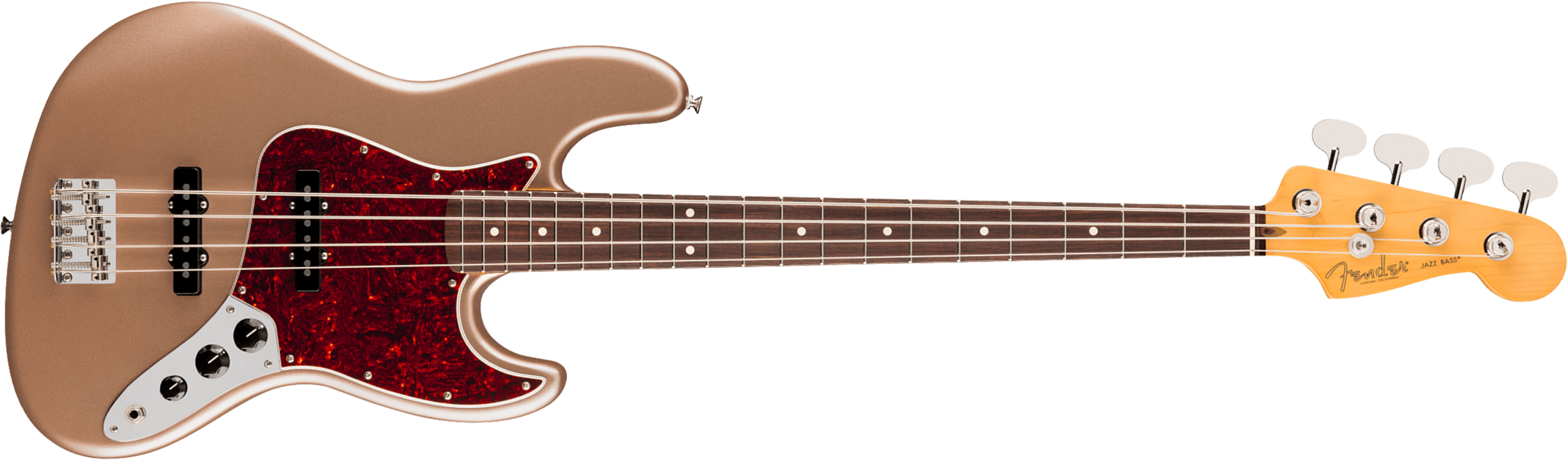 Fender Jazz Bass Classic American Professional Usa Rw - Faded Firemist Gold - Solidbody E-bass - Main picture