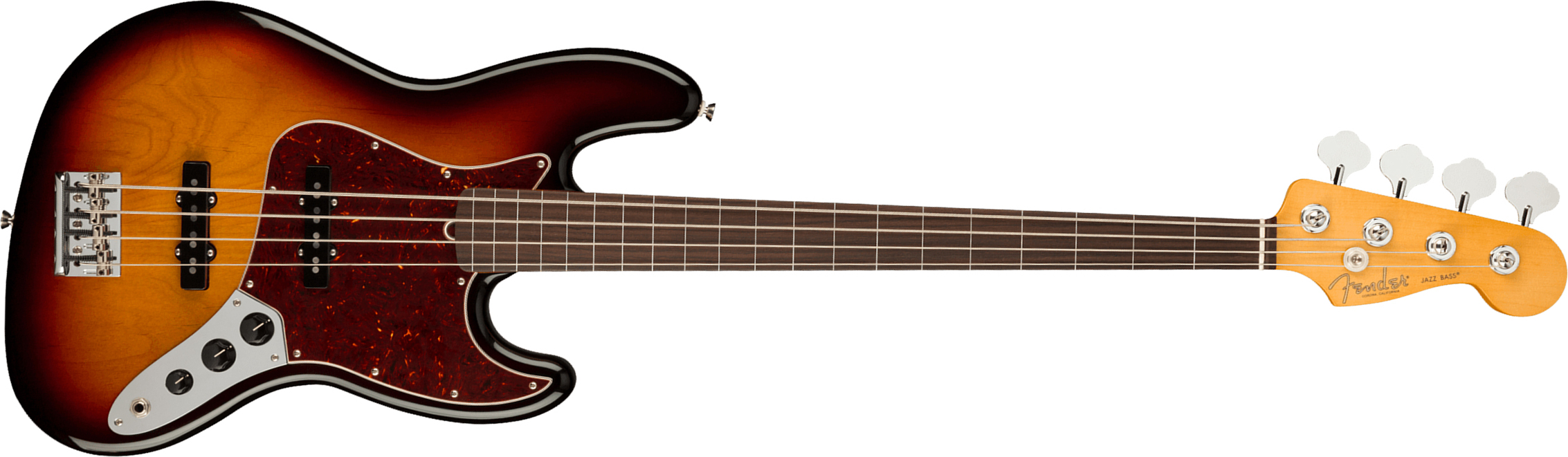 Fender Jazz Bass Fretless American Professional Ii Usa Rw - 3-color Sunburst - Solidbody E-bass - Main picture