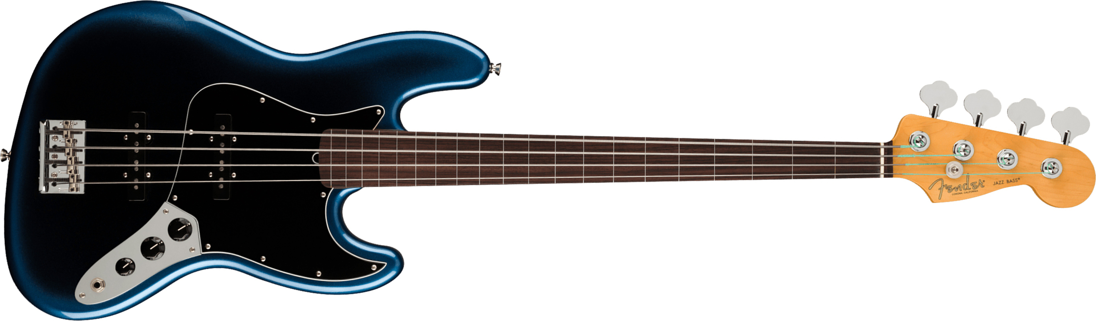 Fender Jazz Bass Fretless American Professional Ii Usa Rw - Dark Night - Solidbody E-bass - Main picture
