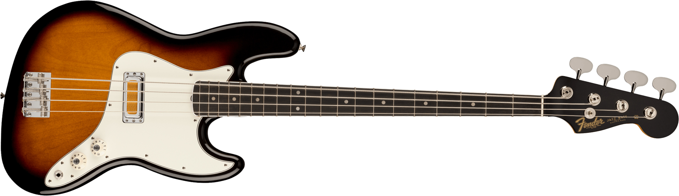 Fender Jazz Bass Gold Foil Ltd Mex Eb - 2-color Sunburst - Solidbody E-bass - Main picture