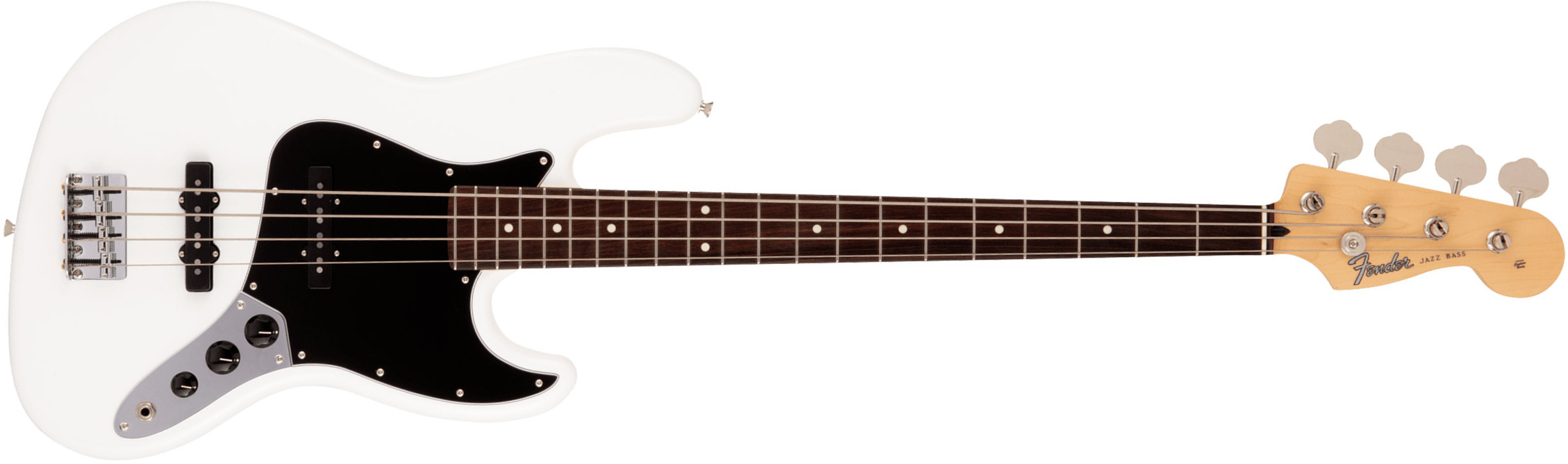 Fender Jazz Bass Hybrid Ii Mij Jap 2s Trem Rw - Arctic White - Solidbody E-bass - Main picture