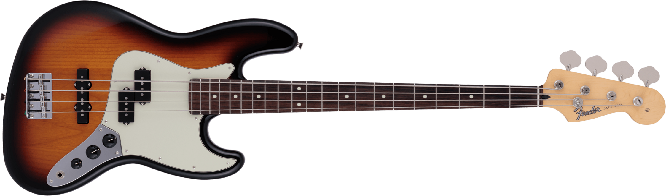 Fender Jazz Bass Hybrid Ii Pj Mij Jap Rw - 3-color Sunburst - Solidbody E-bass - Main picture